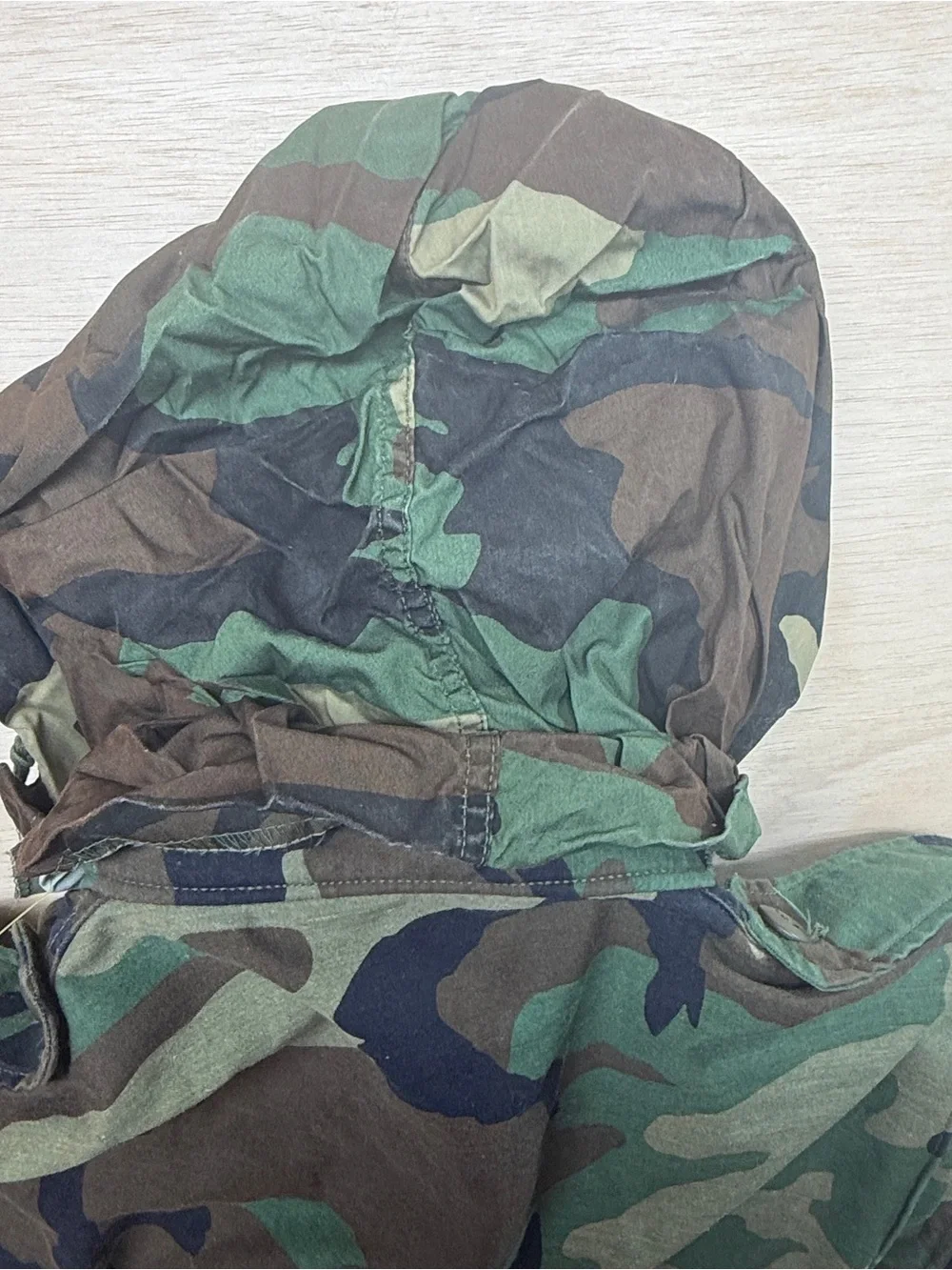 Vintage US Military M-65 Field Jacket Woodland Camo Cold Weather Medium Short 80